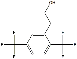 2-(2,5-bis(trifluoromethyl)phenyl)ethanol 结构式