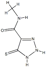 1H-1,2,3-Triazole-4-carboxamide,5-mercapto-N-methyl-(9CI) 结构式