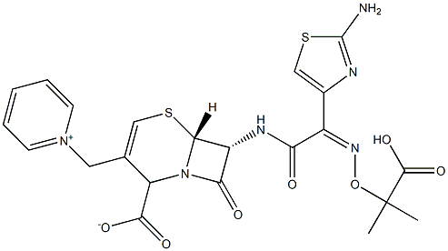 头孢他啶杂质A 结构式