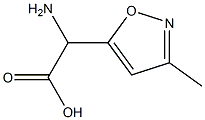 5-Isoxazoleaceticacid,alpha-amino-3-methyl-(6CI) 结构式