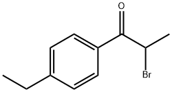 2-溴-4'-乙基苯丙酮 结构式