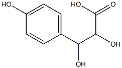 2,3-二羟基-3-(4-羟基苯基)丙酸 结构式