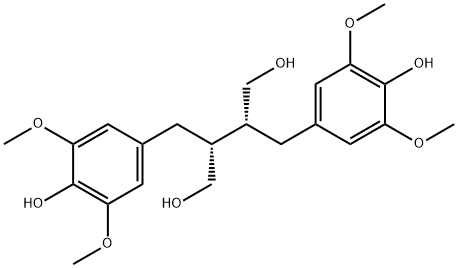 5,5'-二甲氧基开环异落叶松树脂酚 结构式