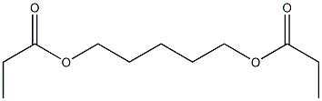 Dipropionic acid 1,5-pentanediyl 结构式