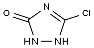 5-氯-2,4-二氢-[1,2,4]三氮唑-3-酮 结构式