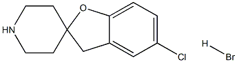 5-氯-3H-螺[异苯并呋喃-1甲基-1,4'-哌啶]氢溴酸盐 结构式