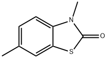 2(3H)-Benzothiazolone,3,6-dimethyl-(9CI) 结构式