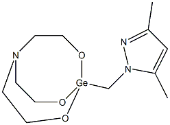 2-(bis(2-hydroxyethyl)amino)ethanol, (3,5-dimethylpyrazol-1-yl)methylg ermanium 结构式