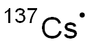 CAESIUM-137(INFOODS) 结构式