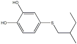 methyl-2-butylmercapto-4-catechol 结构式