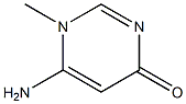 4(1H)-Pyrimidinone,6-amino-1-methyl-(6CI) 结构式
