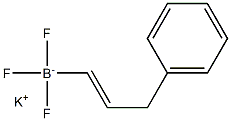 (E)-3-苯丙烯基-1-三氟硼酸钾 结构式