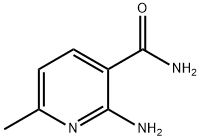2-氨基-6-甲基吡啶-3-酰胺 结构式