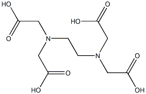 IRON(3+) HYDROGEN N,N'-ETHYLENEBIS[N-(CARBOXYLATOMETHYL)AMINOACETATE] 结构式