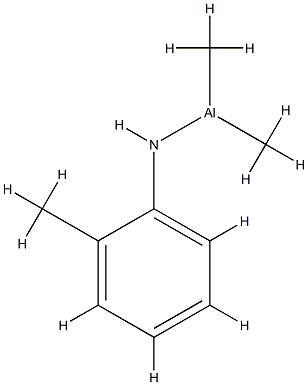 Aluminum,  dimethyl(2-methylbenzenaminato)-  (9CI) 结构式