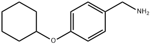 [4-(cyclohexyloxy)phenyl]methanamine 结构式