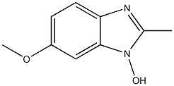 1H-Benzimidazole,1-hydroxy-6-methoxy-2-methyl-(9CI) 结构式