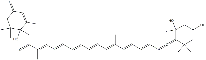 amarouciaxanthin A 结构式