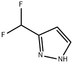3-difluoromethyl-NH-pyrazole 结构式
