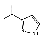 3-(二氟甲基)-1H-吡唑 结构式