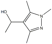 1-(1,3,5-三甲基-1H-吡唑-4-基)乙基-1-醇 结构式