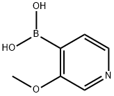 3-甲氧基-4-吡啶硼酸 结构式