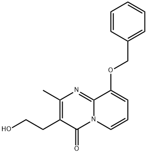 9-(苄氧基)-3-(2-羟基乙基)-2-甲基-4H-吡啶并[1,2-A]嘧啶-4-酮 结构式