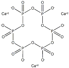 Metaphosphoric acid(H6P6O18), calcium salt (1:) 结构式