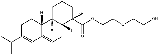 (1R)-1,2,3,4,4a,4bα,5,6,10,10aα-Decahydro-1,4aβ-dimethyl-7-(1-methylethyl)-1α-phenanthrenecarboxylic acid 2-(2-hydroxyethoxy)ethyl ester 结构式