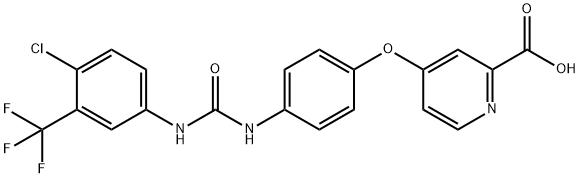 4-(4-(3-(4-Chloro-3-(trifluoromethyl)phenyl)ureido)phenoxy)picolinicacid