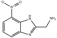 1H-Benzimidazole-2-methanamine,4-nitro-(9CI) 结构式