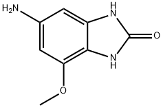 2-Benzimidazolol,6-amino-4-methoxy-(6CI) 结构式