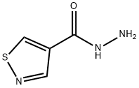 4-异噻唑羧酸酰肼 结构式