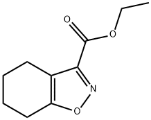 4,5,6,7-四氢苯并[D]异噁唑-3-羧酸乙酯 结构式