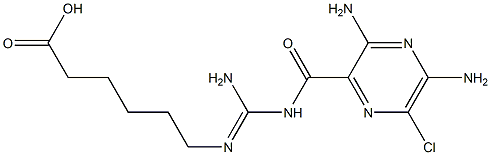 amiloride caproate 结构式