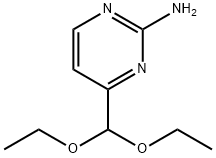 4-(diethoxyMethyl)pyriMidin-2-aMine 结构式