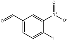 4-碘-3-硝基苯甲醛 结构式