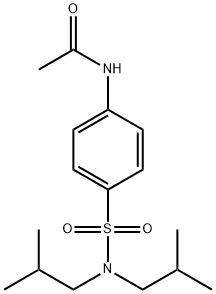 4-(Diisobutylsulfamoyl)acetanilide, 97% 结构式