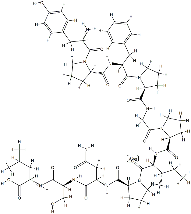beta-Casomorphin 11 结构式
