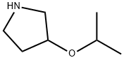 3-ISOPROPOXY-PYRROLIDINE 结构式