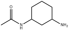 N-(3-氨基环己基)乙酰胺 结构式