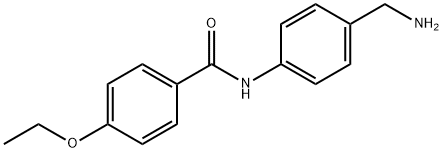 N-[4-(aminomethyl)phenyl]-4-ethoxybenzamide 结构式
