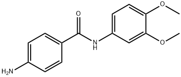 4-amino-N-(3,4-dimethoxyphenyl)benzamide 结构式