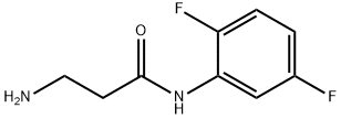 N~1~-(2,5-difluorophenyl)-beta-alaninamide(SALTDATA: HCl) 结构式
