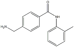 4-(aminomethyl)-N-(2-methylphenyl)benzamide 结构式