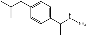 (1-(4-isobutylphenyl)ethyl)hydrazine 结构式