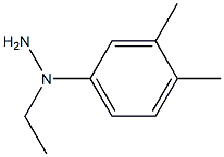 1-(1-(3,4-dimethylphenyl)ethyl)hydrazine 结构式