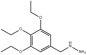 1-[(3,4,5-triethoxyphenyl)methyl]hydrazine 结构式