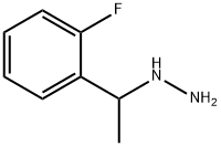 1-(1-(2-fluorophenyl)ethyl)hydrazine 结构式