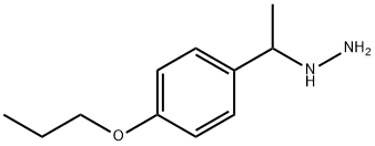 1-[1-(4-propoxyphenyl)ethyl]hydrazine 结构式